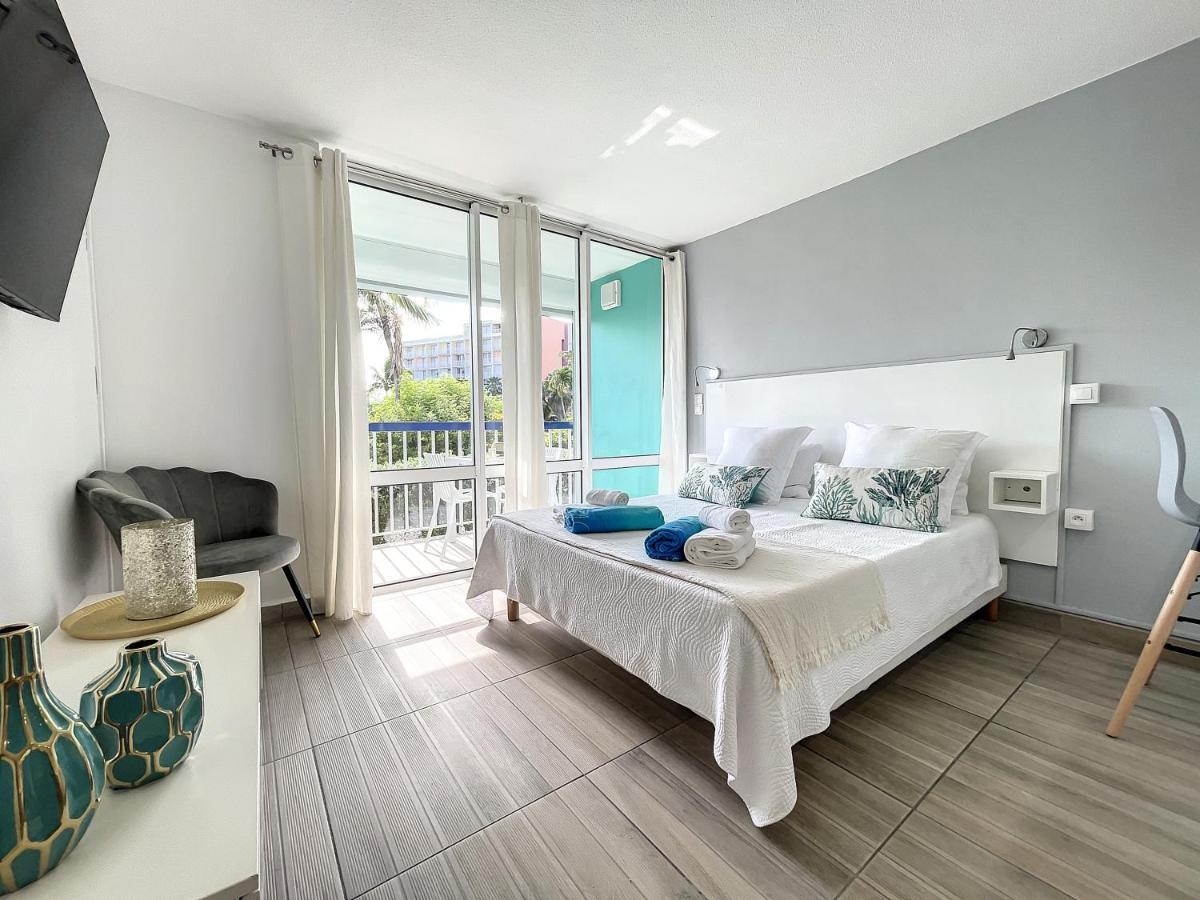 Blue Paradise Studio Avec Acces Privatif Plage Le Gosier  Exterior photo